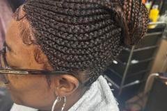 Cornrows in a versatile style
