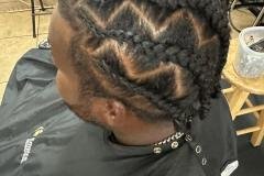 Cornrows in a versatile style